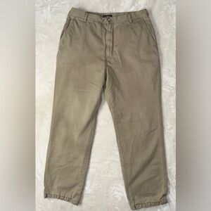 Woolrich Men's 1917 Khaki Fleece Lined Pants